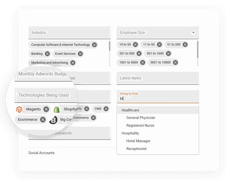 build lead list with tools