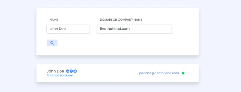find emails with FindThatLead's email finder