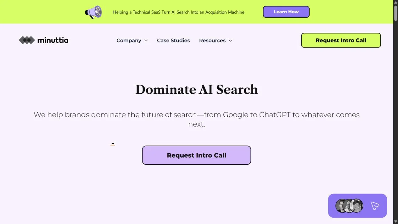 Minuttia homepage
