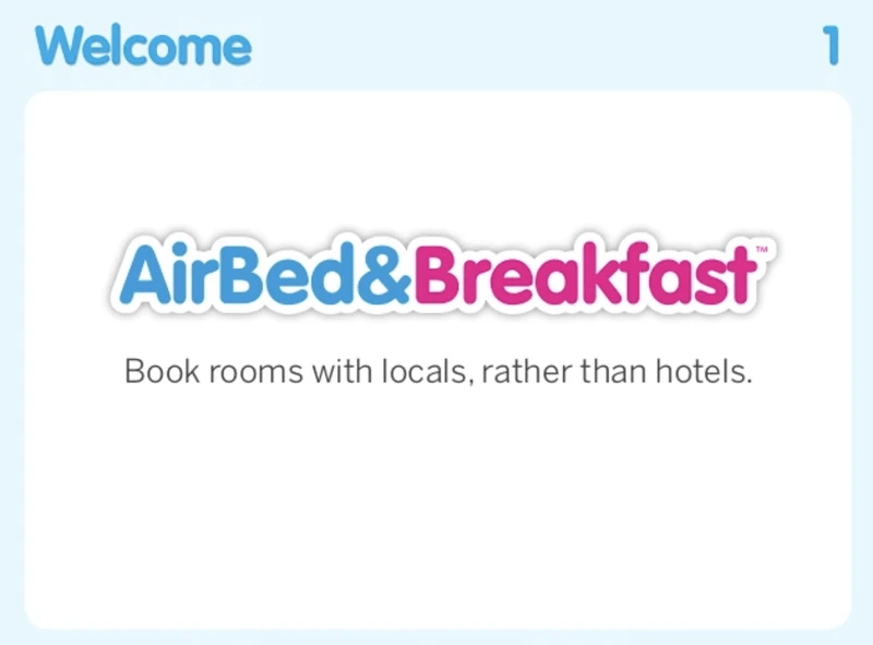 AirBnB pitch deck