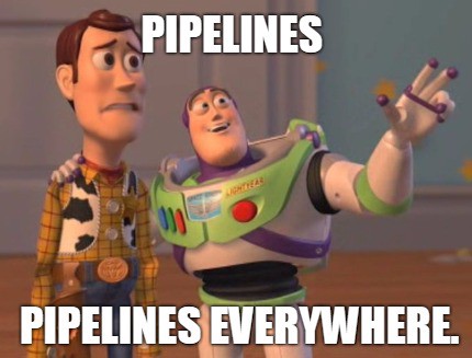 des pipelines partout
